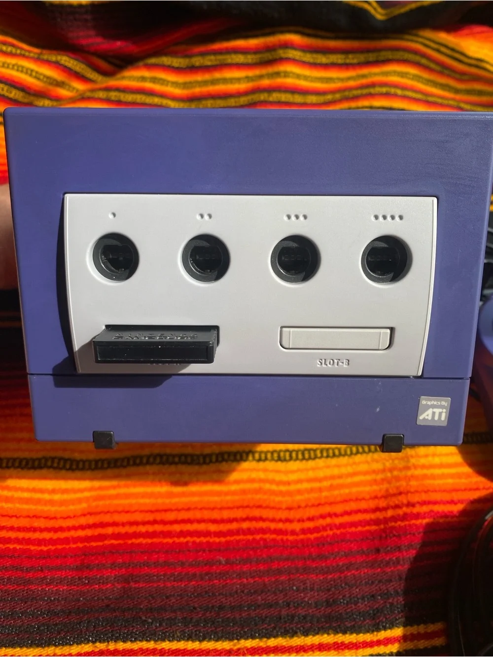 Nintendo GameCube Indigo Console with Controller & Power/AV Cables